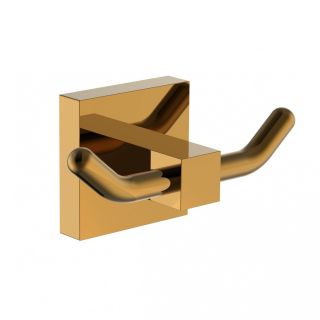 Двойной крючок для ванной Wonzon & Woghand Polo WW-8925-DG тёмное золото